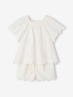 -2-delige set met short voor meisjes Ella Happy Time