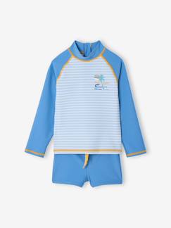 Jongens-Set met lange mouwen en UV-werende short