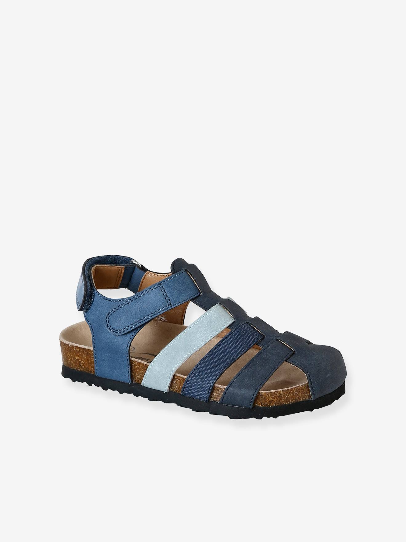 Sandaal jongen klittenband veel blauw