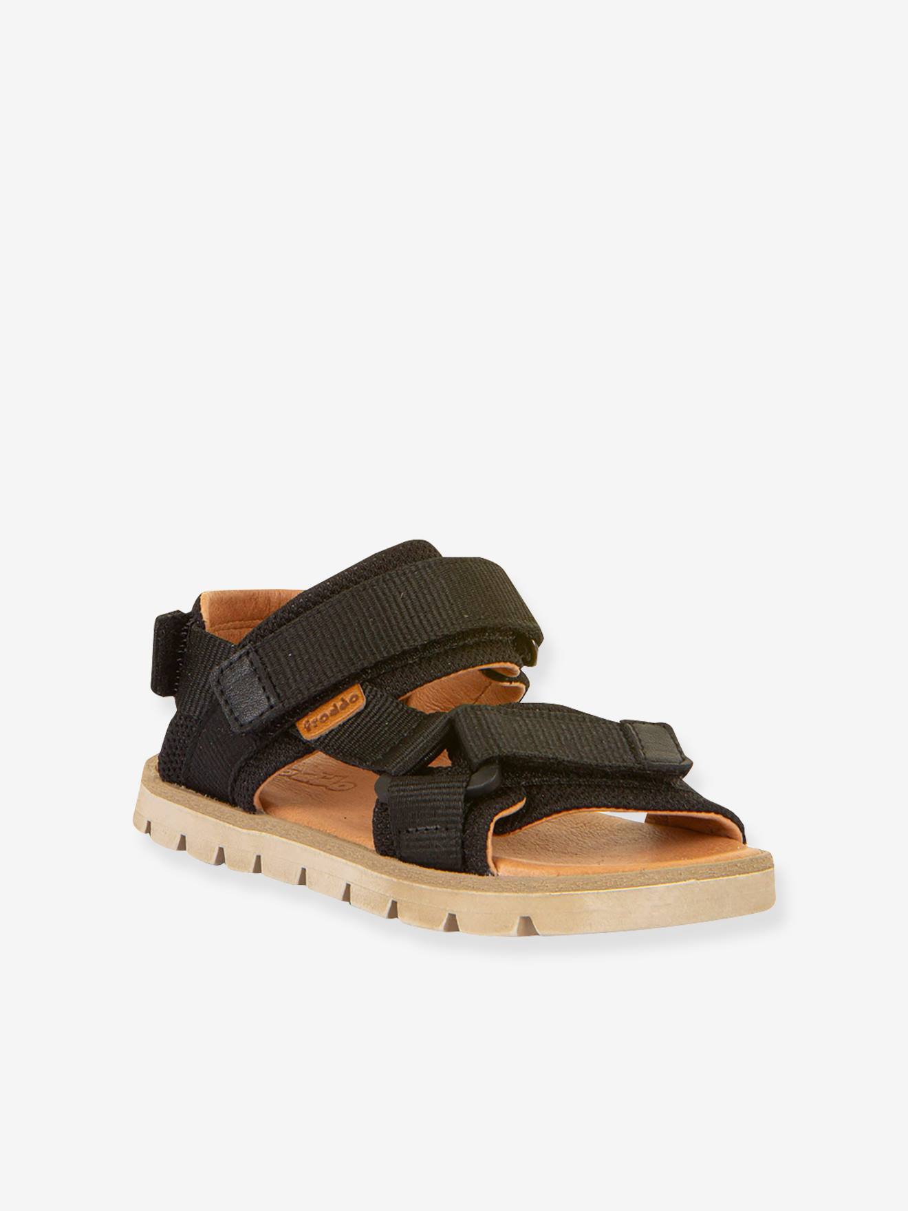 Sandalen met klittenband voor jongens KE FLASH FRODDO zwart