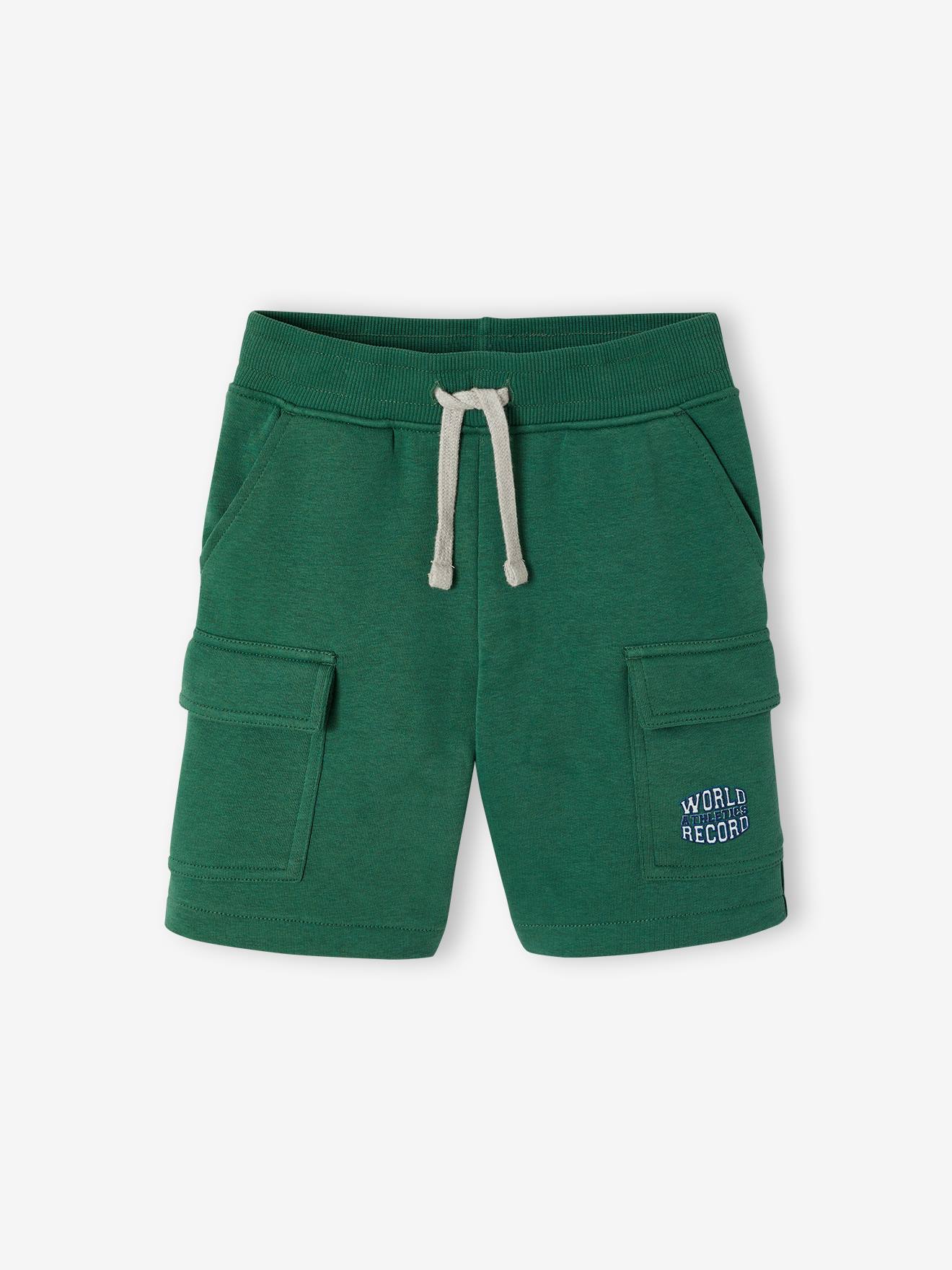 Sportieve short met battle-stijl groen