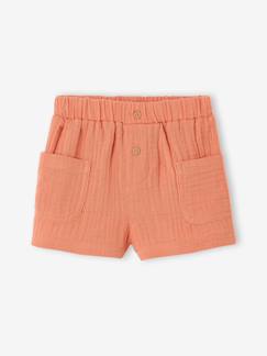 Baby-Baby short van katoengaas