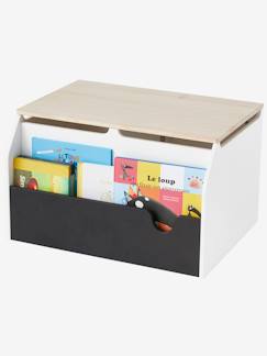 Slaapkamer en Opbergoplossingen-Opbergmeubel-Koffer-Kist voor boeken en speelgoed SERIE SCHOOL