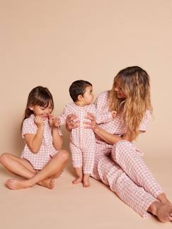 Baby-Pyjama, surpyjama-Baby pyjama met wijde hals van biologisch katoen