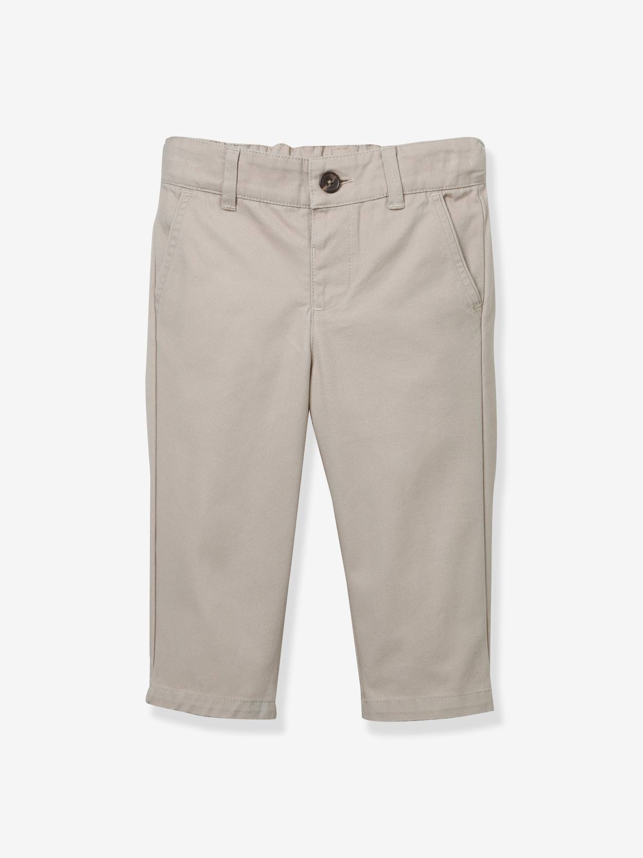 Baby chino broek beige afbeelding