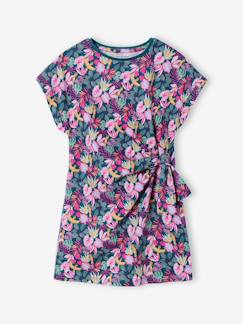 Jersey jurk met print  - vertbaudet enfant