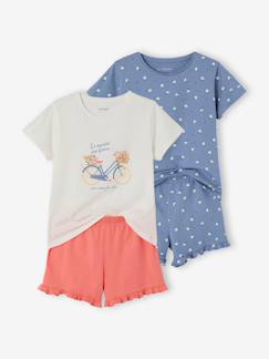Set van 2 katoenen pyjamashorty's  - vertbaudet enfant