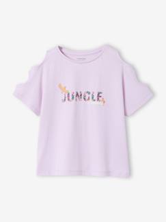 Meisje- T-shirt met korte mouwen voor meisjes