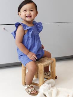 Baby-Combishort babymeisje met borduurwerk