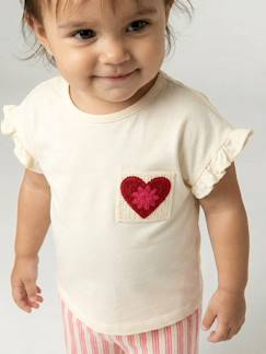 Baby-T-shirt, souspull-T-shirt-T-shirt met korte mouwen voor babymeisjes