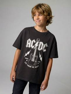Jongens-T-shirt, poloshirt, souspull-T-shirt-ACDC t-shirt met korte mouwen
