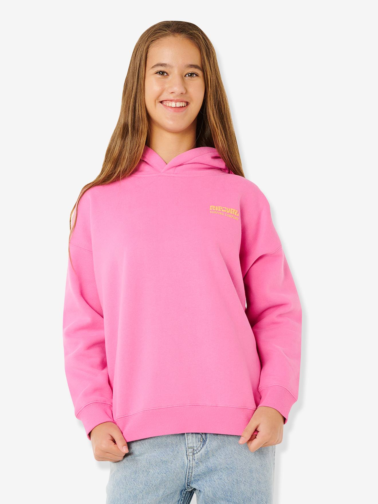 Sweater met capuchon voor meisjes rozen