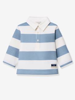 Baby-T-shirt, souspull-T-shirt-Polo met strepen en lange mouwen
