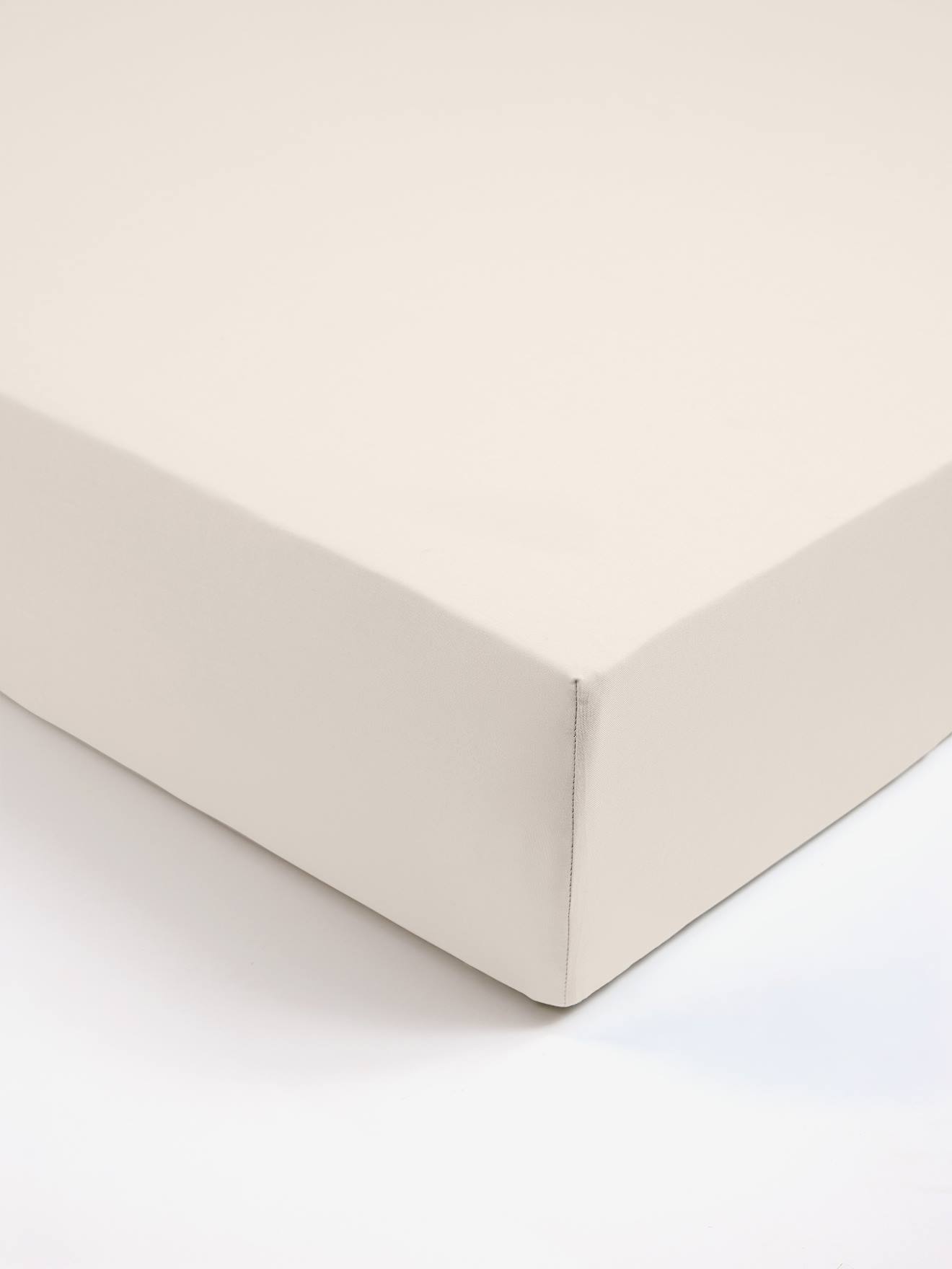 Effen hoeslaken kind Oeko-Tex® ecru