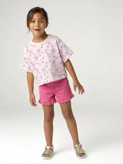 -Twill  met ruches voor meisjes