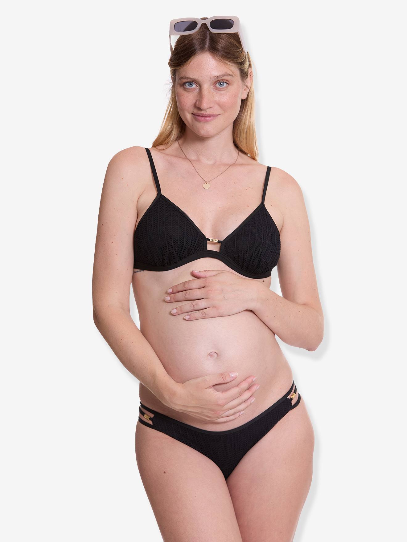 2-delig badpak voor zwangere vrouwen zwart