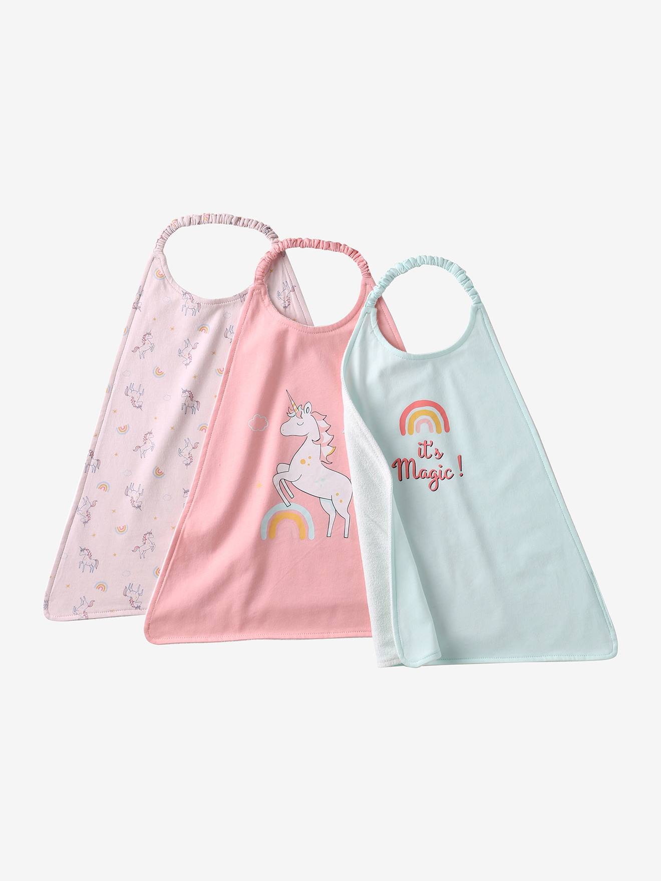 Set van 3 grote kinderslabben rozen