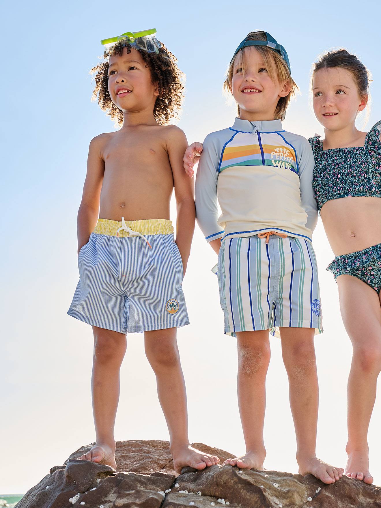 Zwemshort voor jongens blauw