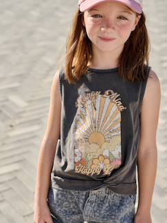 Meisje-T-shirt voor meisjes met print