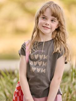 Meisje-T-shirt met korte mouwen