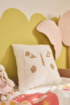 Linnengoed en decoratie-Decoratie-Vloermatras, kussen-Vlinderkussen van bouclette