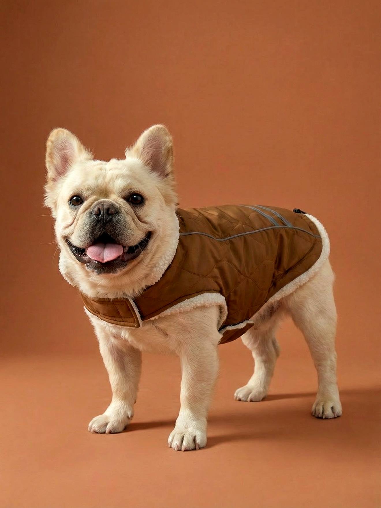 Waterdichte mantel hond karamel