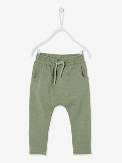 Baby-Broek, jean-Babybroek uit molton voor jongens