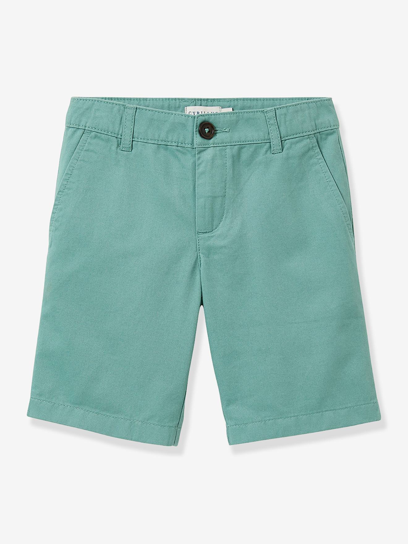Korte chino voor kinderen saliegroen