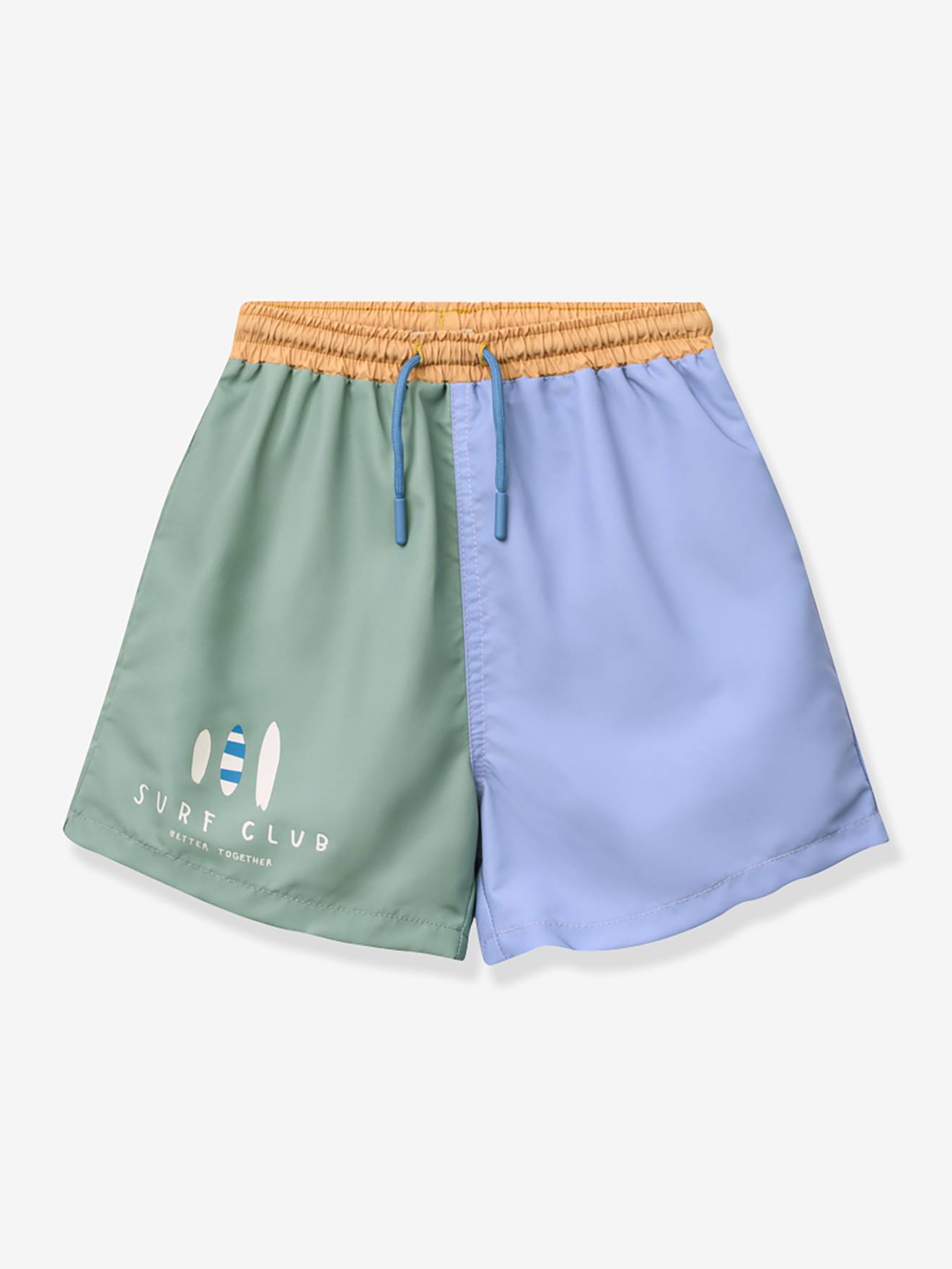 Zwemshort Surf Club voor kinderen groen