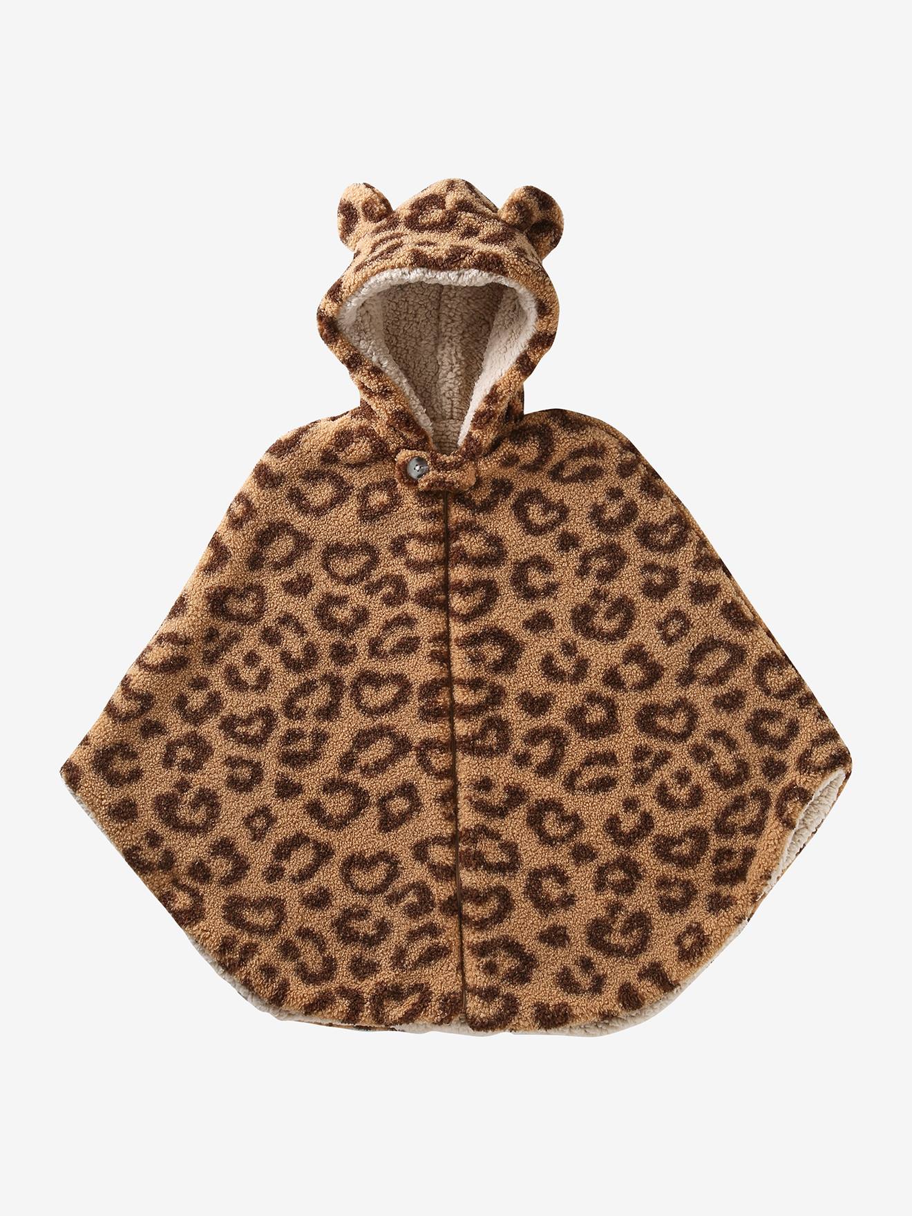Mantel cape voor autostoel en draagzak cappuccino