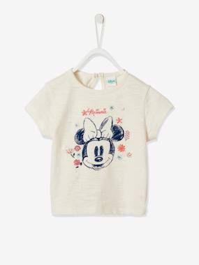 T-shirt voor baby's Disney® Minnie geborduurd ivoor kopen?