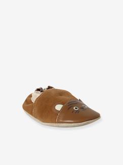 Schoenen-Baby schoenen 17-26-Elastische leren sloffen voor baby's