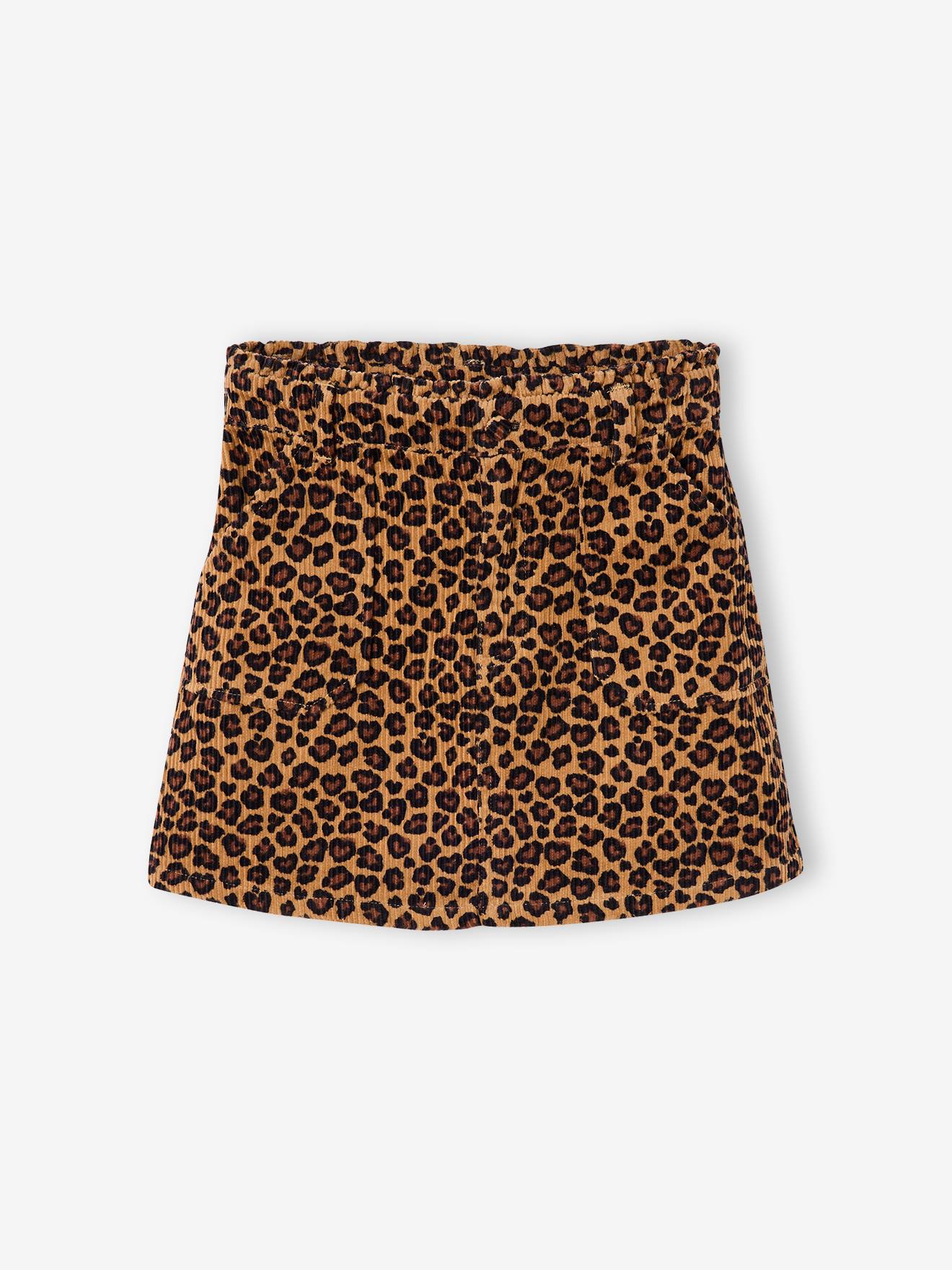 Skort voor meisjes kameel