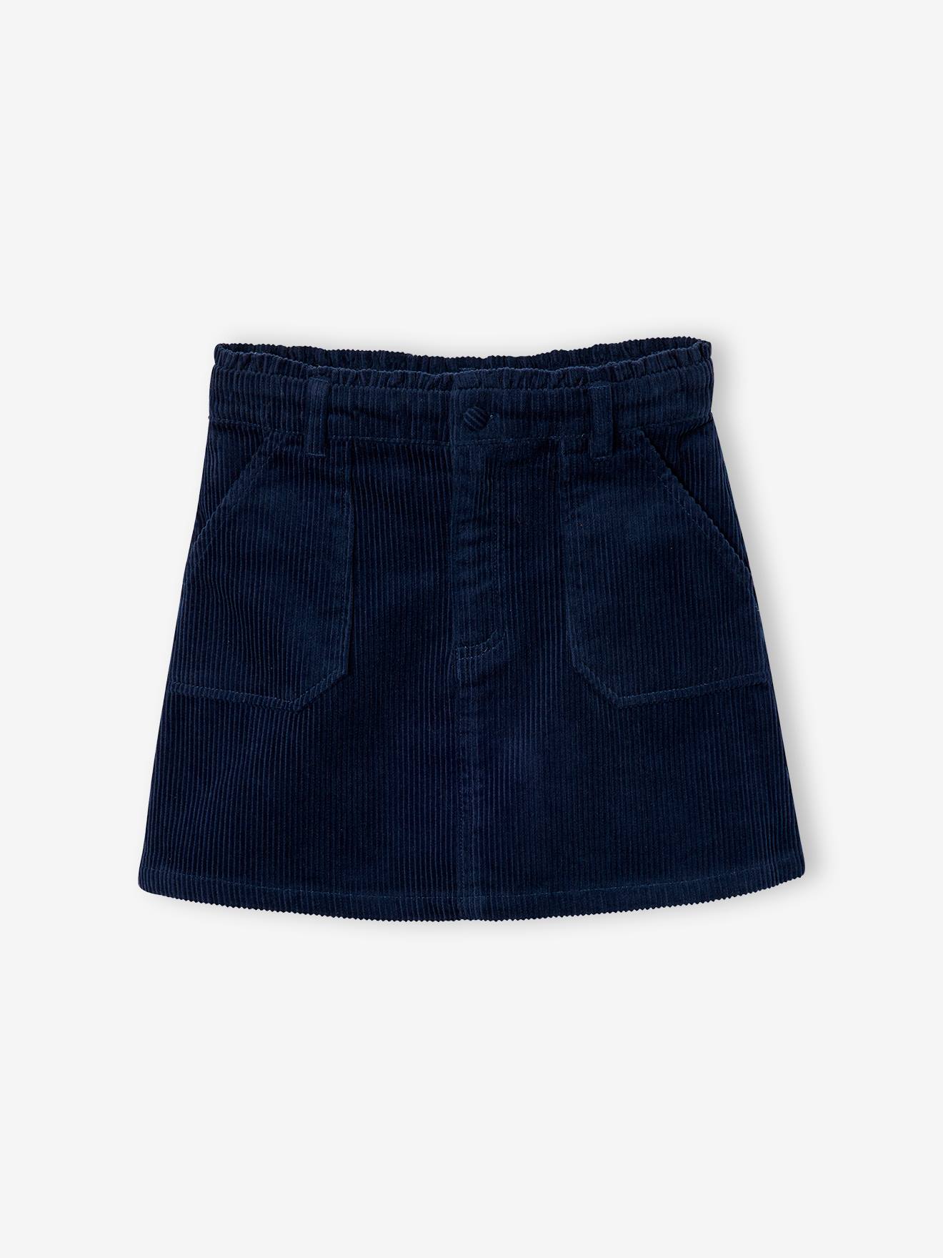 Skort voor meisjes marineblauw