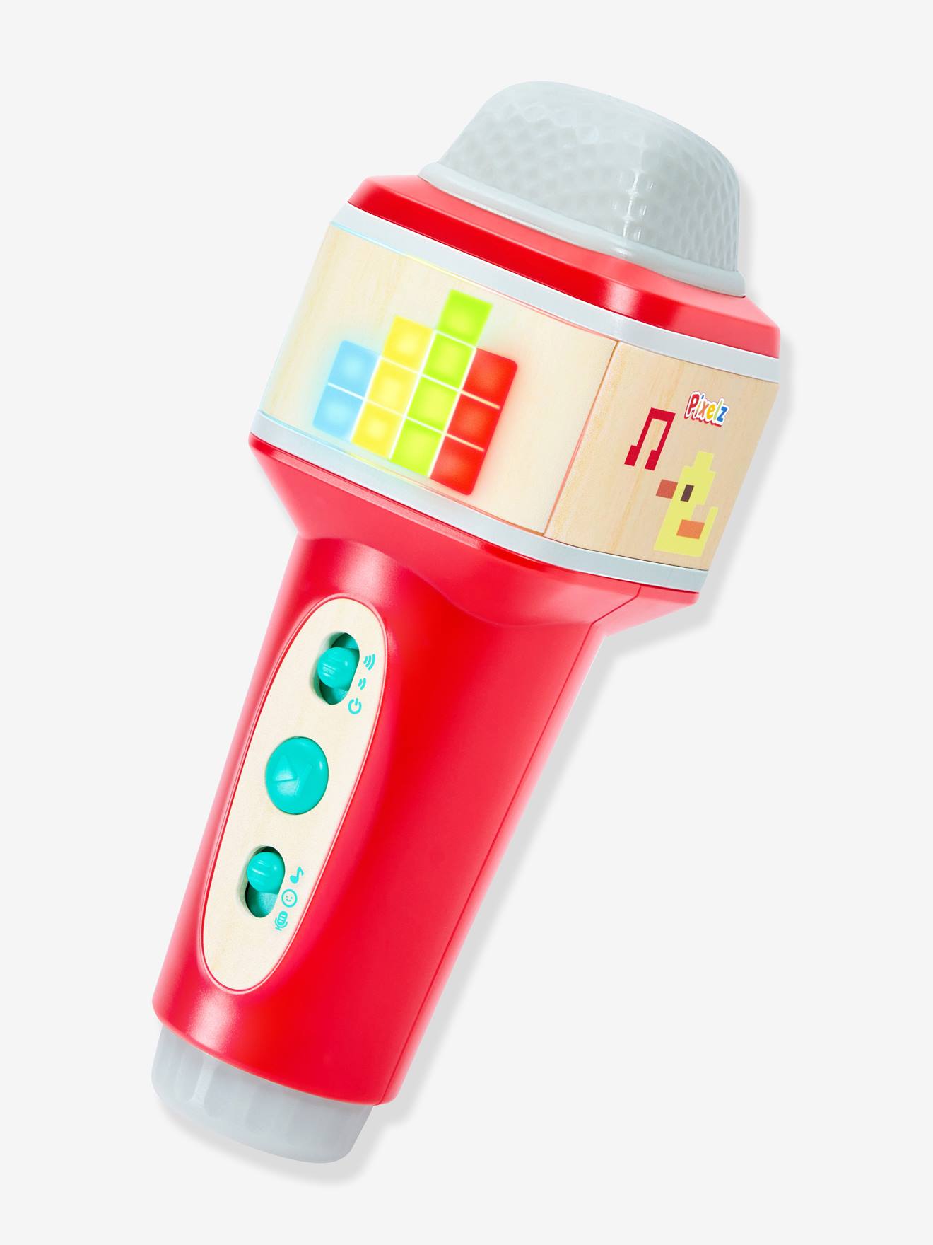 Interactieve micro popster pixel rood