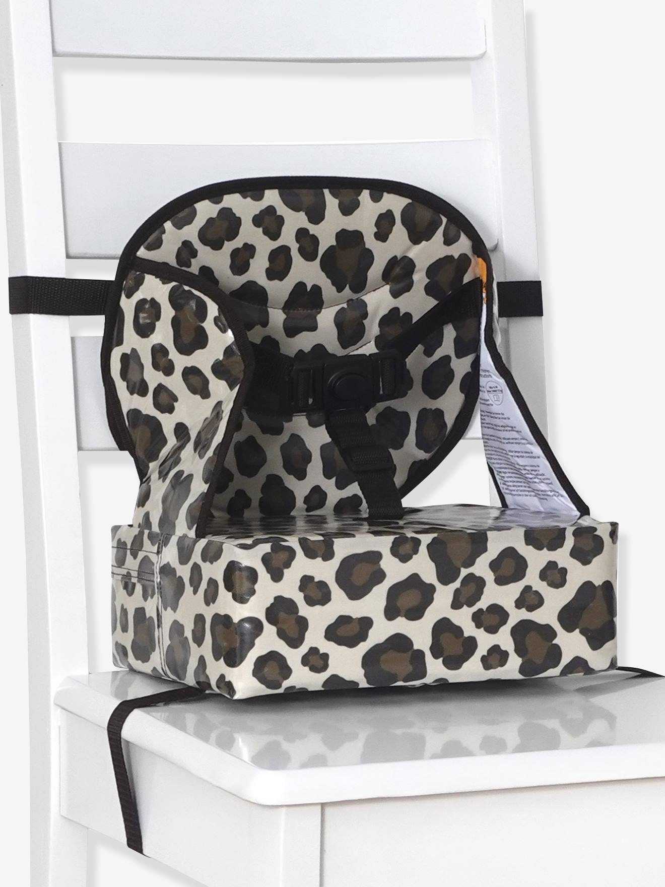 Stoelverhoger Easy up BABY TO LOVE bruin, bedrukt afbeelding