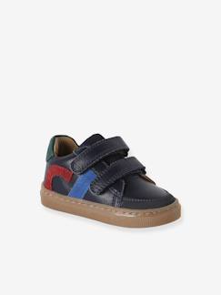 Schoenen-Baby schoenen 17-26-Loopt jongen 19-26-Leren geborstelde babysneakers