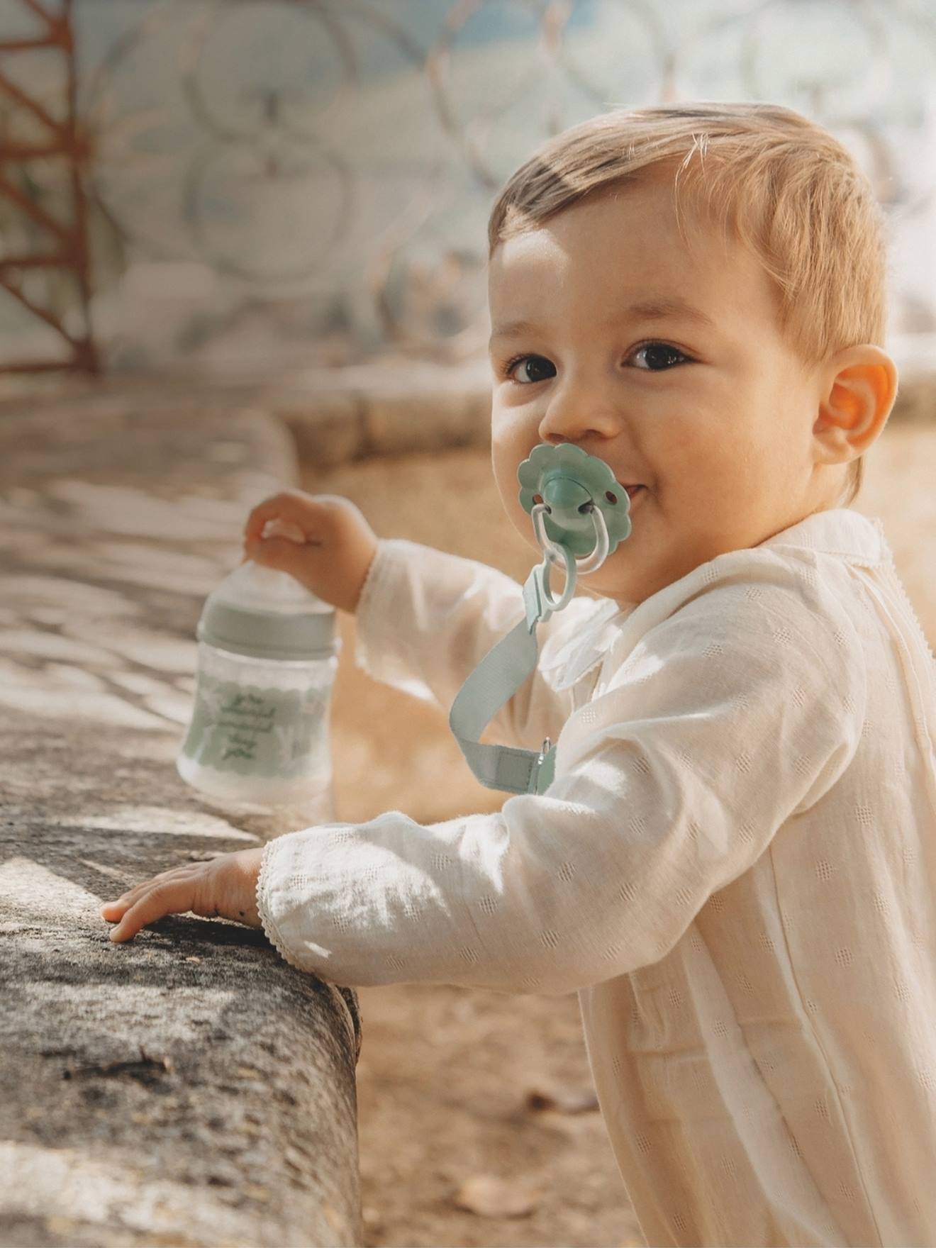 SUAVINEX Wonder fopspeenclip groen