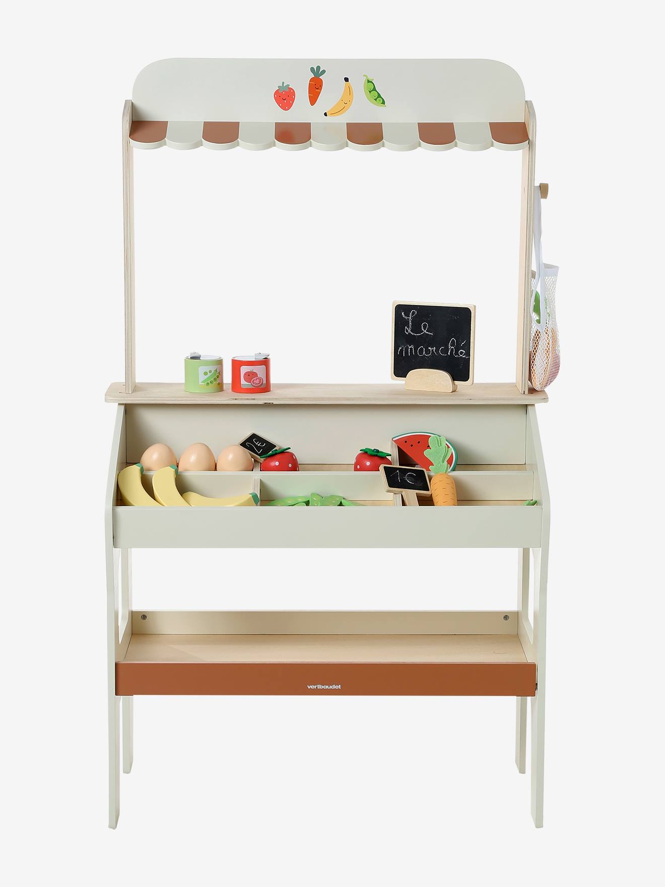 Winkel met benodigdheden / toebehoren FSCÂ®-hout ecru