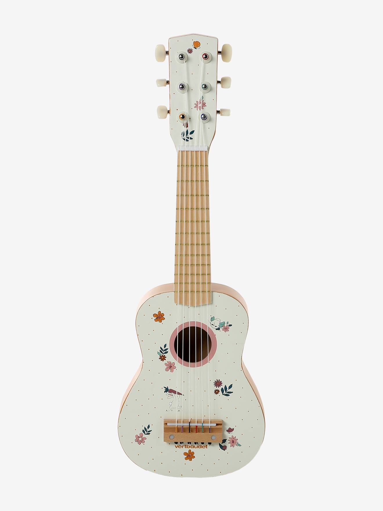 Houten gitaar rozen