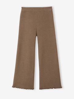 Meisje-Legging-Wijde gebreide legging voor meisjes