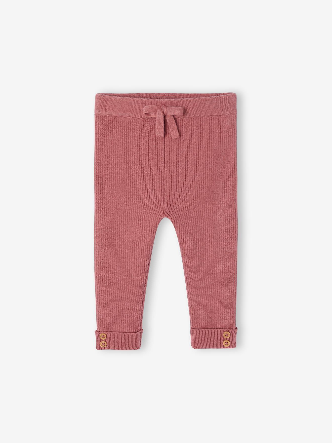 Tricot babylegging oudroze