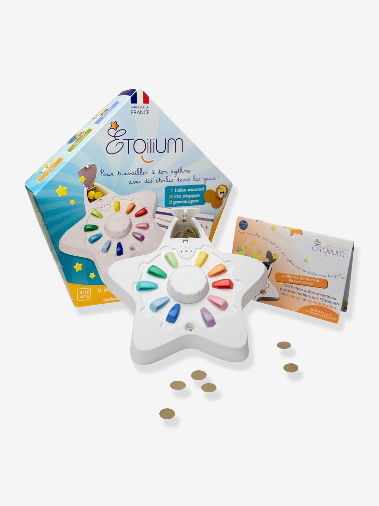 Etoilium pedagogische spellen voor kinderen meerkleurig