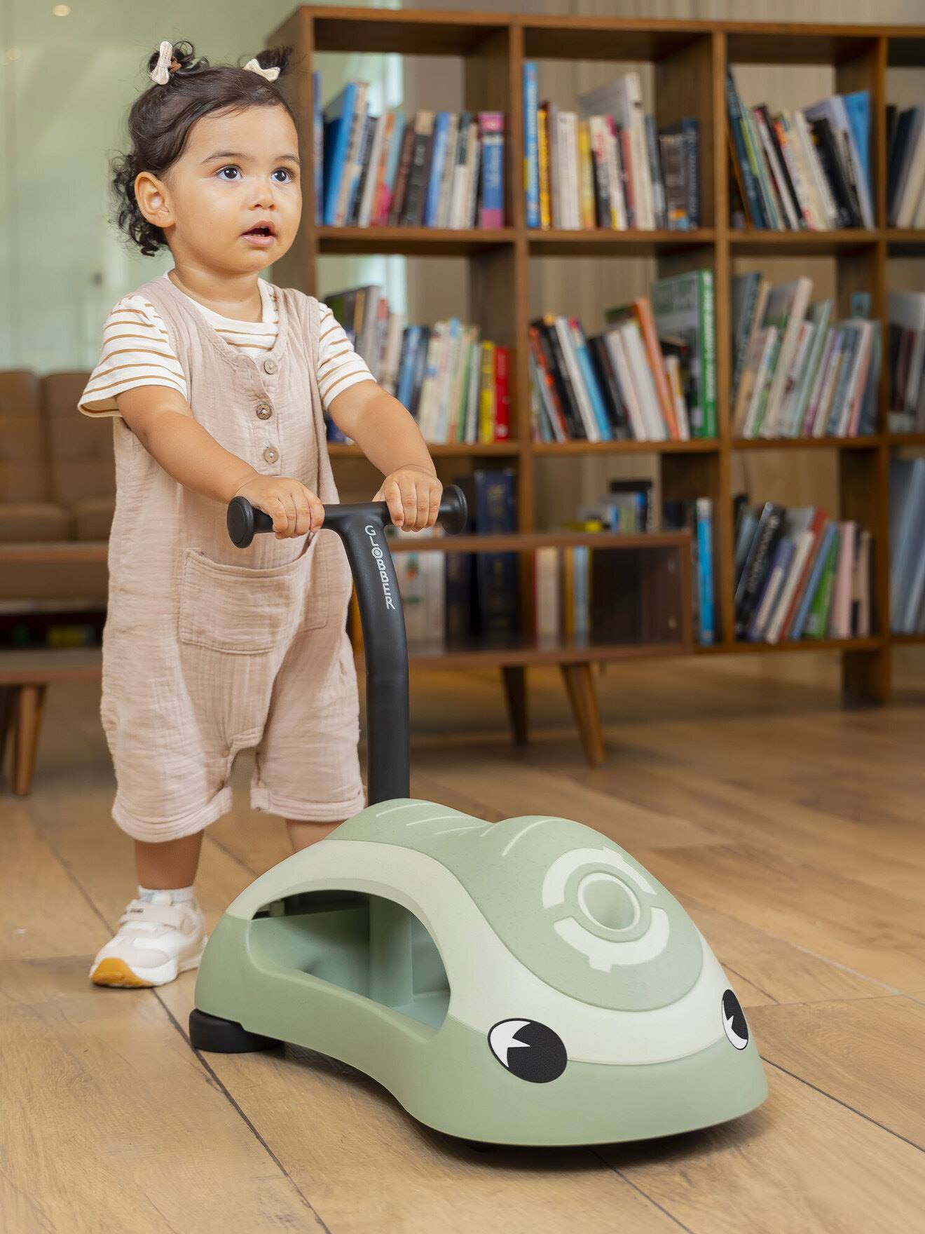 Evolutieve loopwagen Walk & Ride 2in1 saliegroen afbeelding