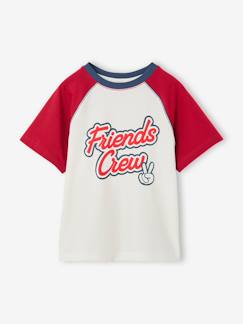 Jongens-T-shirt, poloshirt, souspull-T-shirt-Jongens T-shirt met raglanmouwen