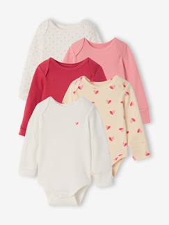 Baby-Body-Set van 5 babybody's met lange mouwen