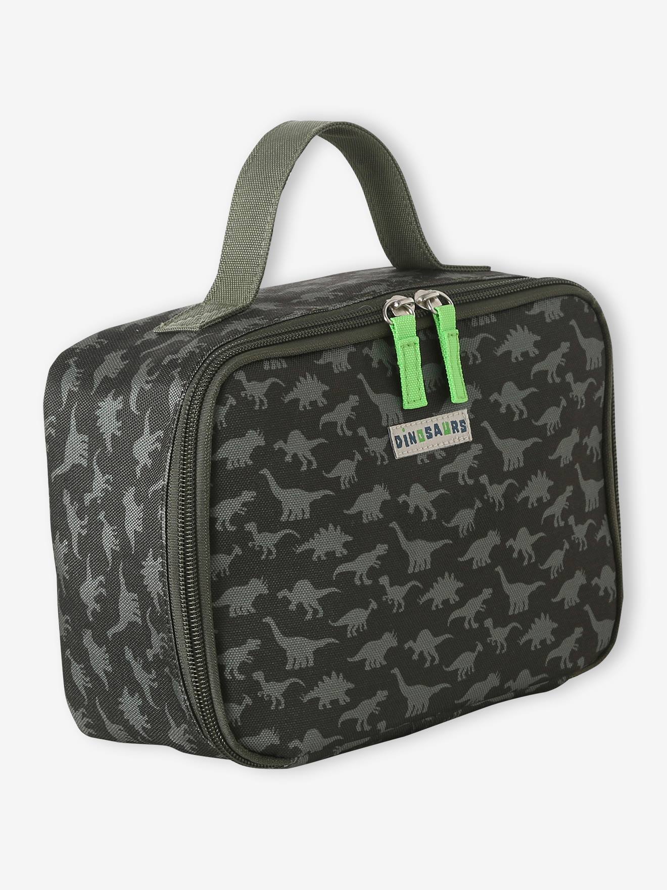 Personaliseerbare snacktas van polyester kaki