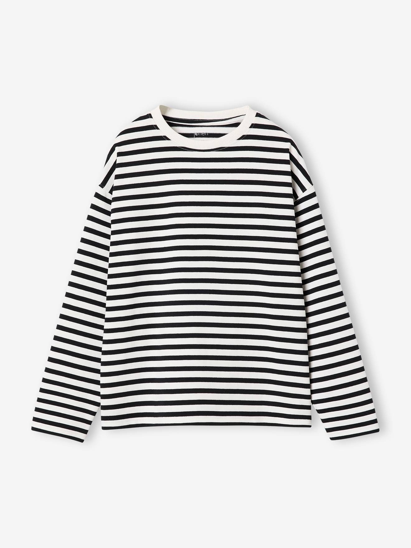 Meisjes T-shirt met lange mouwen ecru