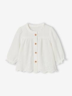 Baby-Geborduurde babyblouse