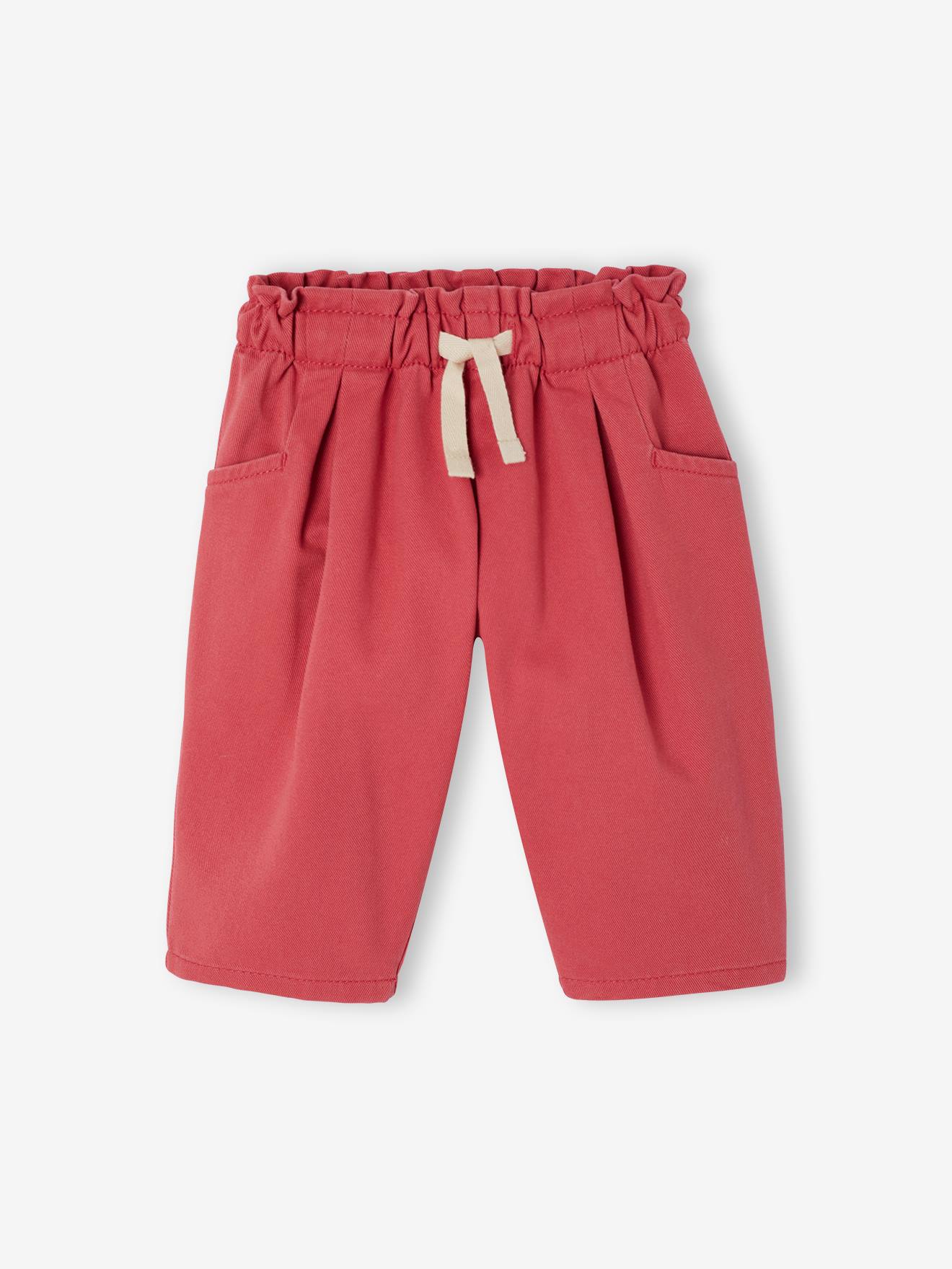 Ballonbroek babymeisje framboos